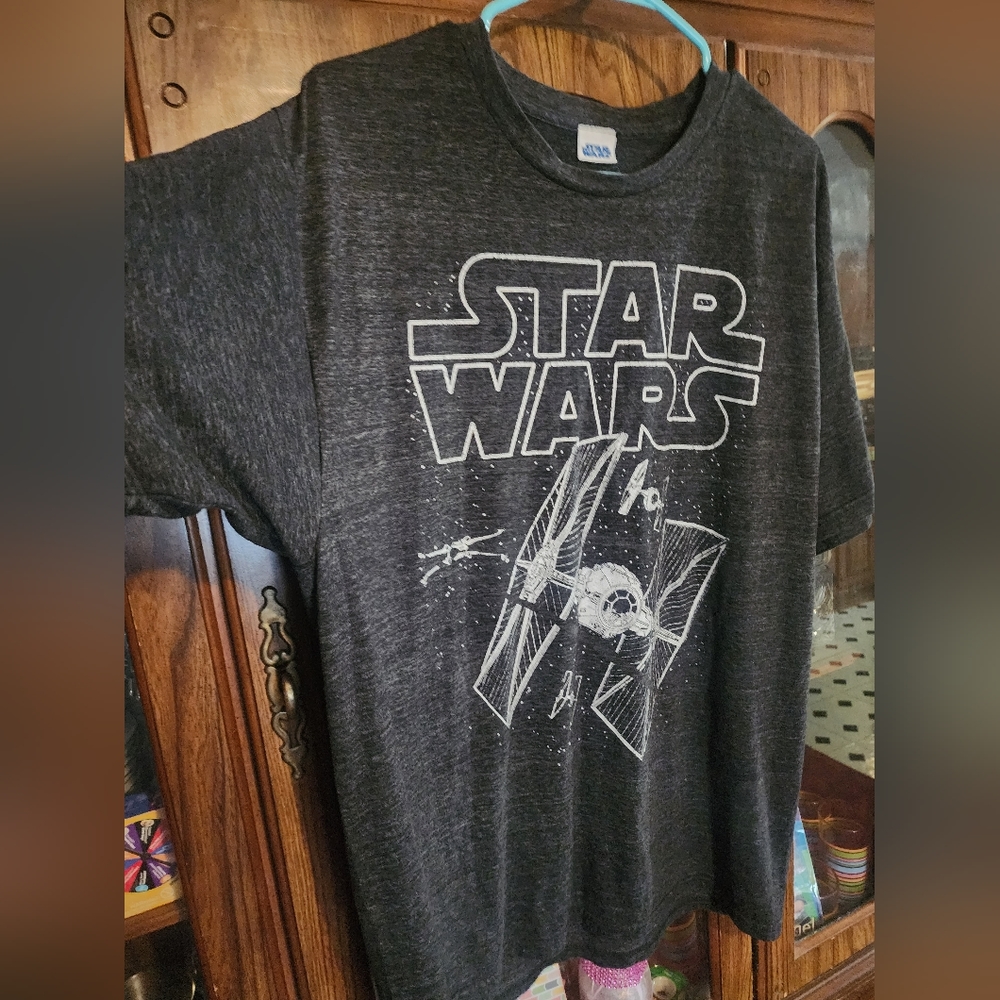 VINTAGE STAR WARS DARK GREY T-SHIRT - Picture 5 of 7